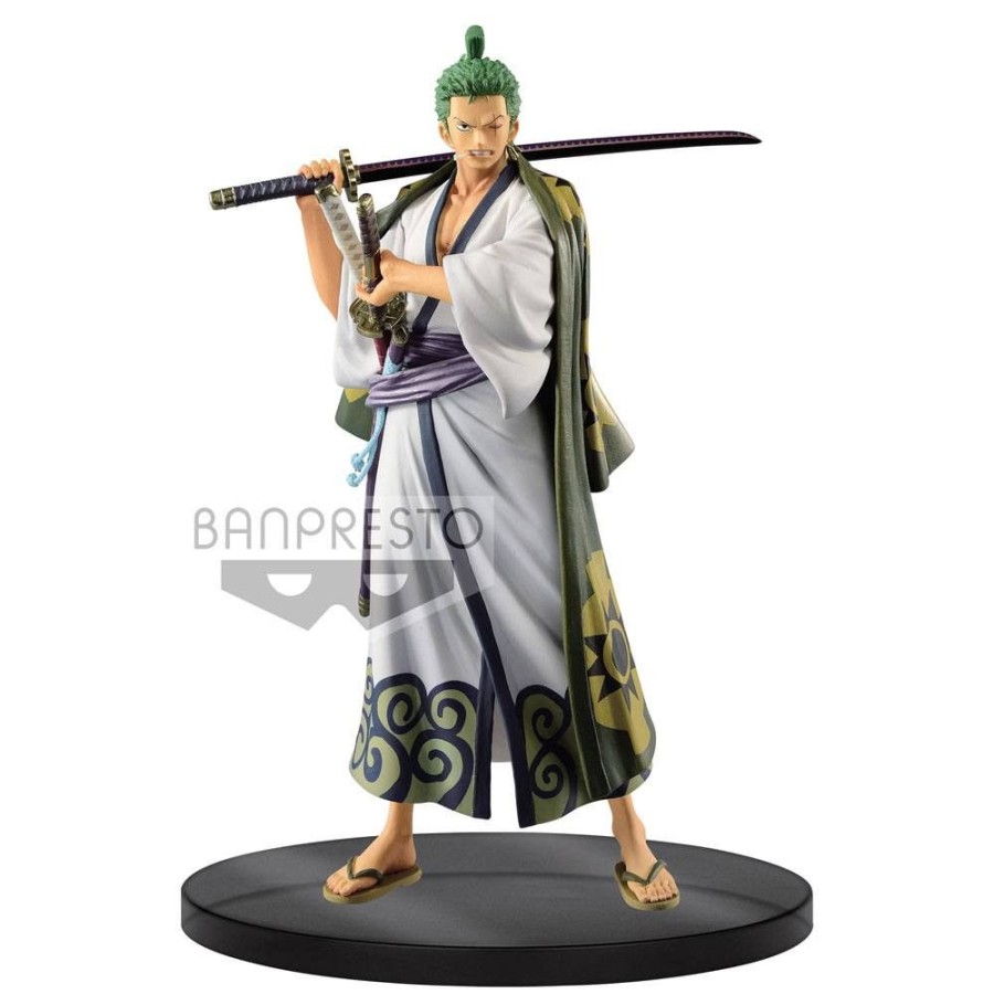 Shop Banpresto One Piece Figure | One Piece - Lorenor Zorro Figur / Dxf - Grandline Men - Wanokuni Vol. 2: Banpresto