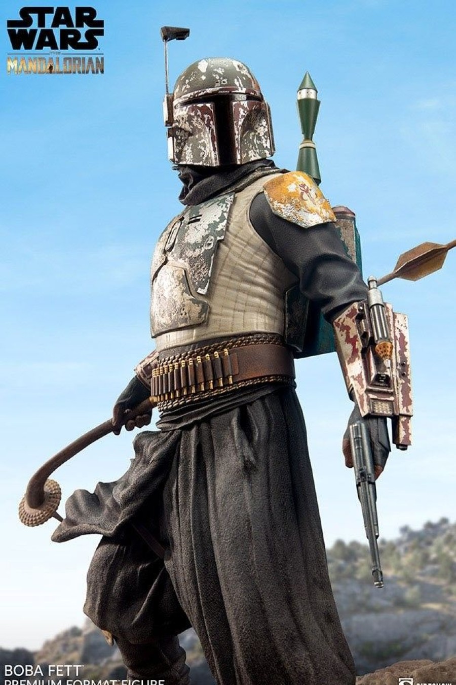 Shop Sideshow Collectibles Premium Statuen | Star Wars The Book Of Boba Fett - Boba Fett Statue: Sideshow Collectibles