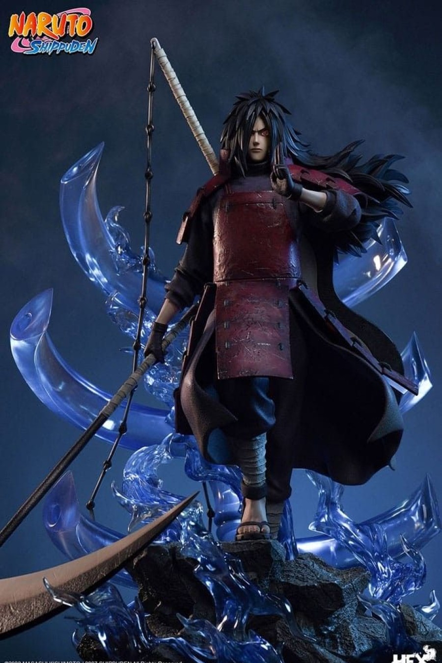 Shop HEX Collectibles Premium Statues | Naruto Shippuden - Uchiha Madara Statue / Master Museum: Hex Collectibles