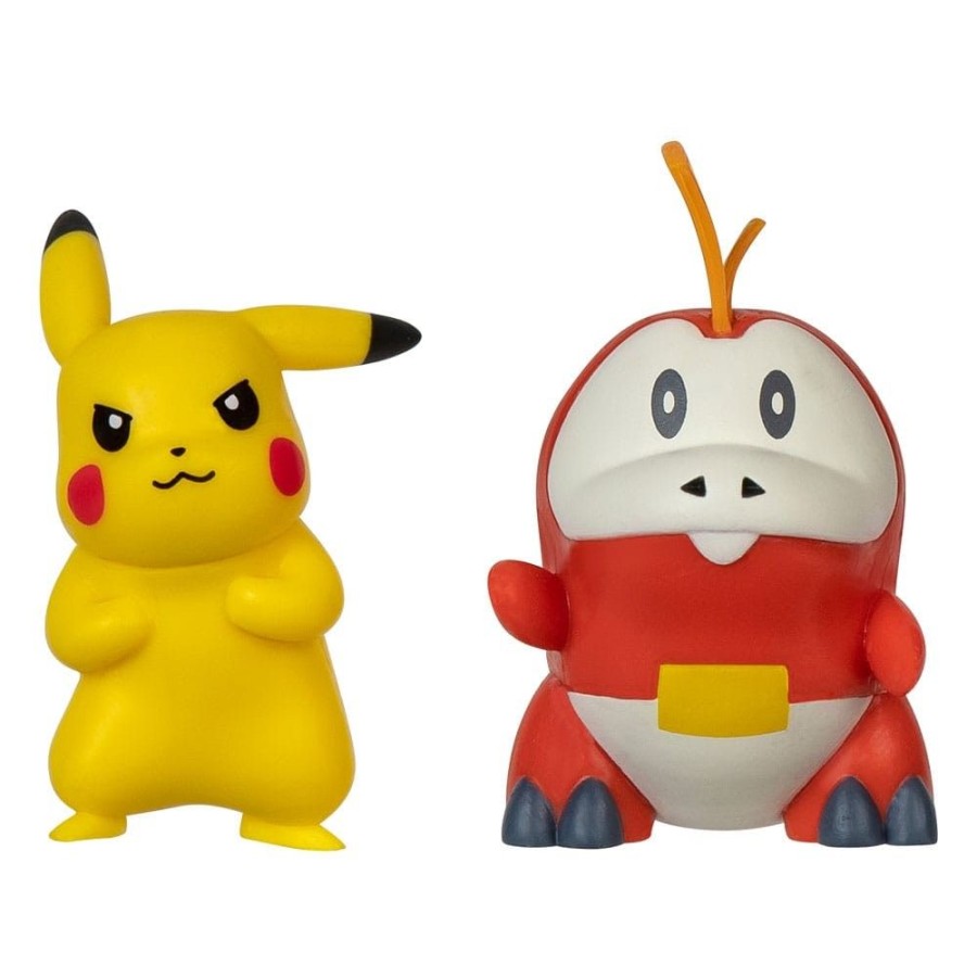 Games & Tv Default | Pokemon - Gen Ix Battle Pack Minifiguren 2Er-Pack Pikachu & Krokel Figure: Jazwares