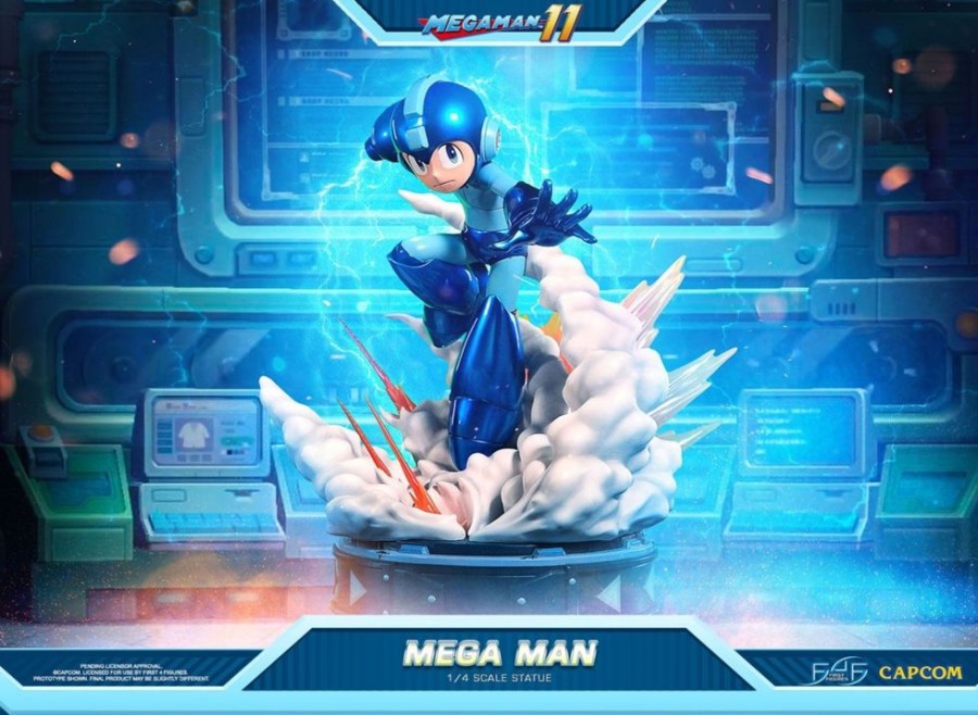 Shop First 4 Figures Premium Statues | Mega Man 11 - Mega Man Statue: First 4 Figures