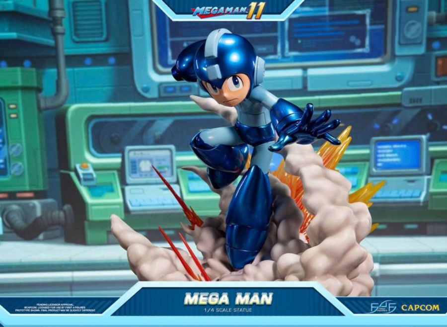 Shop First 4 Figures Premium Statues | Mega Man 11 - Mega Man Statue: First 4 Figures