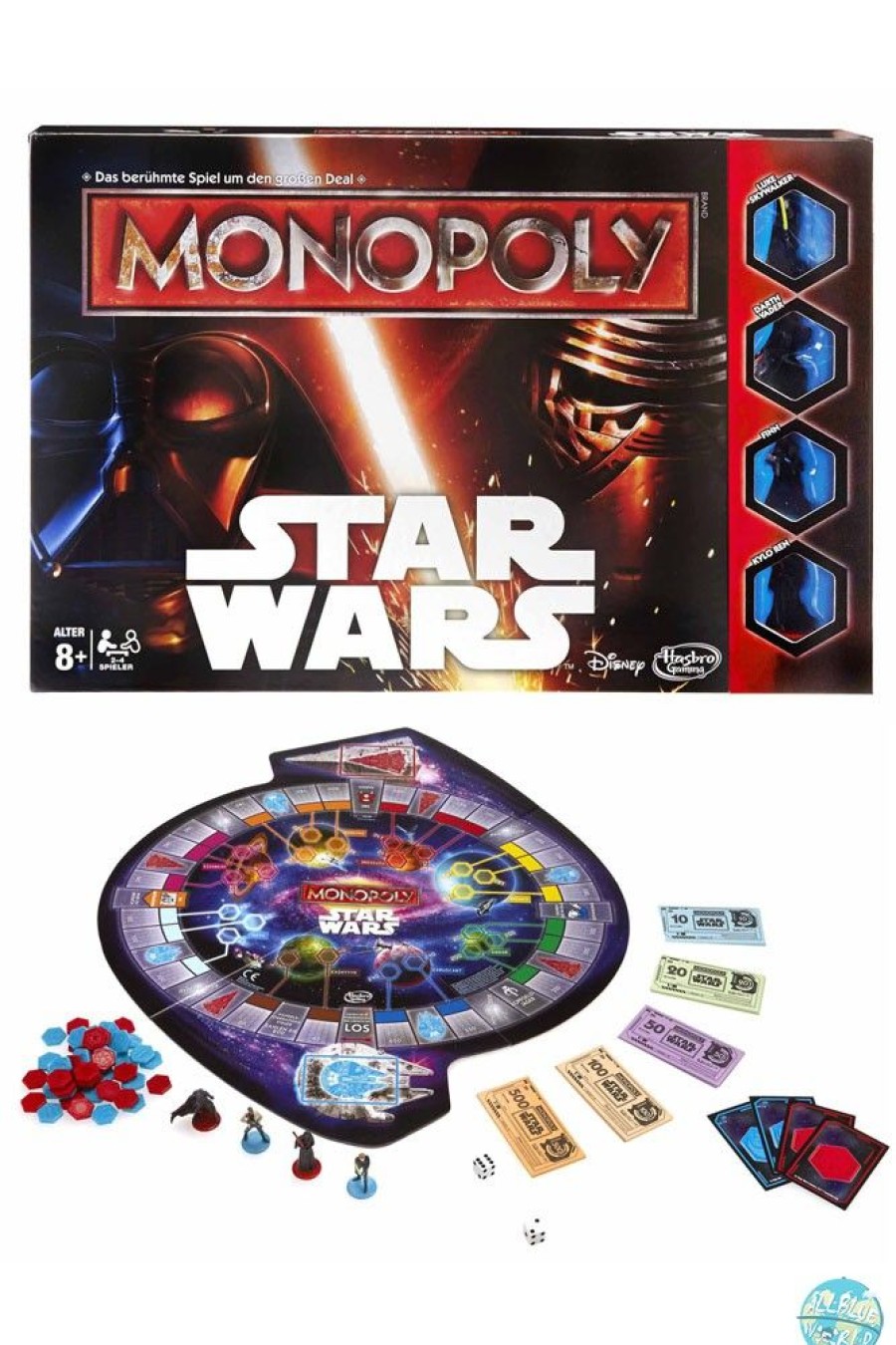 Shop Hasbro Board Games | Star Wars Monopoly Brettspiel *Deutsche Version*: Hasbro