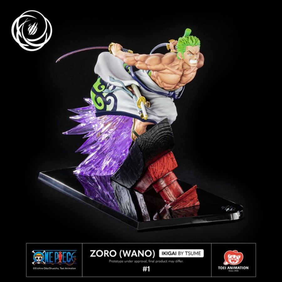 Shop Tsume Premium Statuen | One Piece - Zorro (Wano) Statue / Ikigai: Tsume