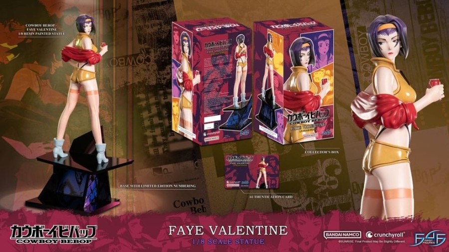 Shop First 4 Figures Premium Statues | Cowboy Bebop - Faye Valentine Statue: First 4 Figures