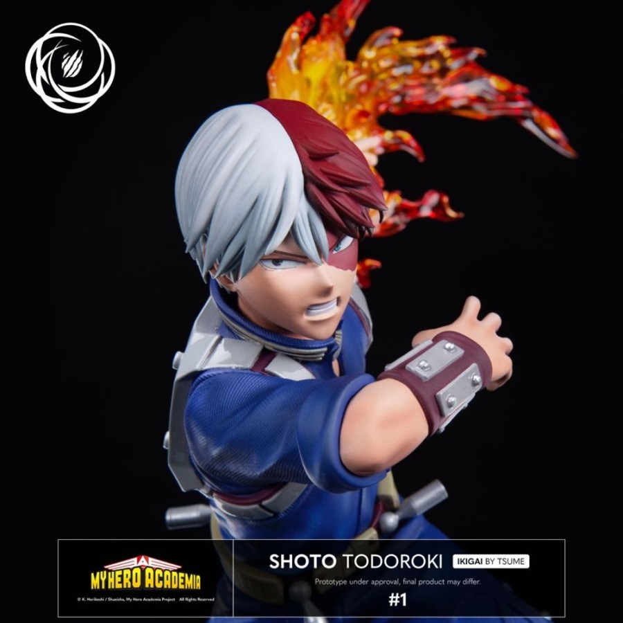 Shop Tsume Premium Statues | My Hero Academia - Shoto Todoroki Statue / Ikigai: Tsume