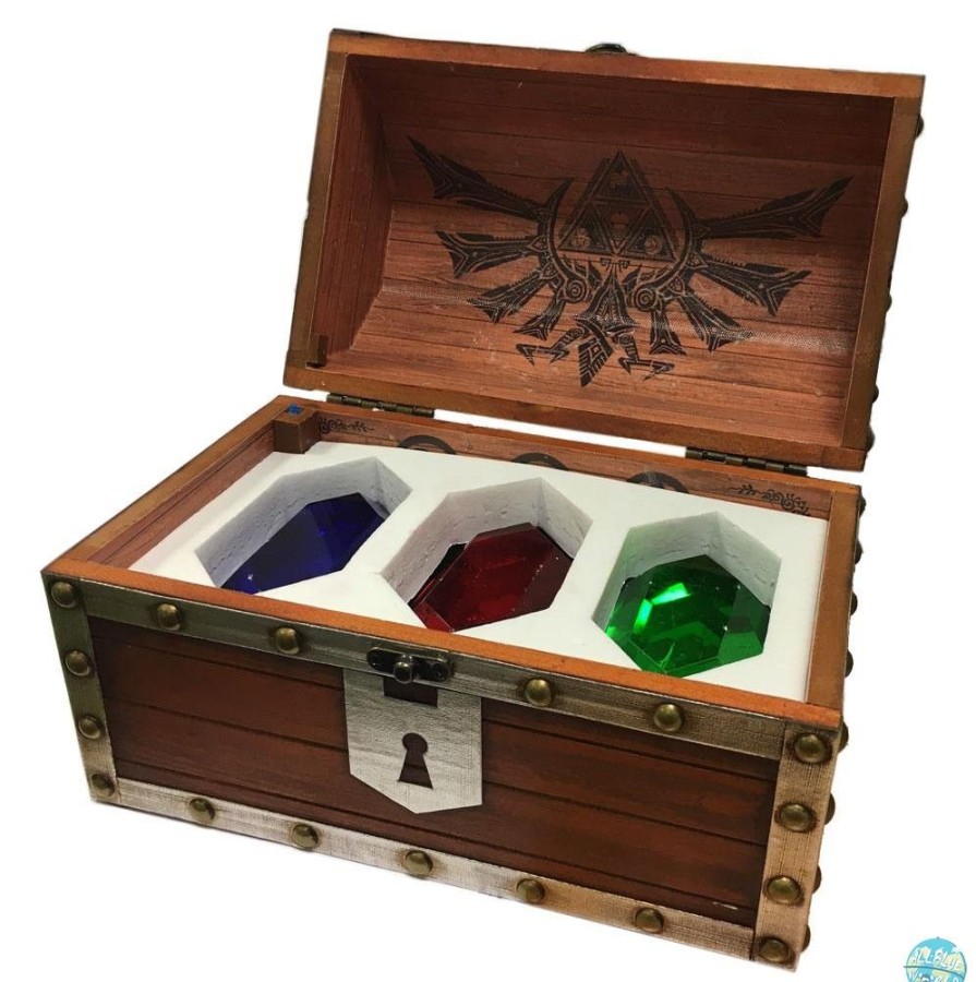 Shop Default Decoration | Legend Of Zelda - Briefbeschwerer 3Er-Pack Rubin-Truhe