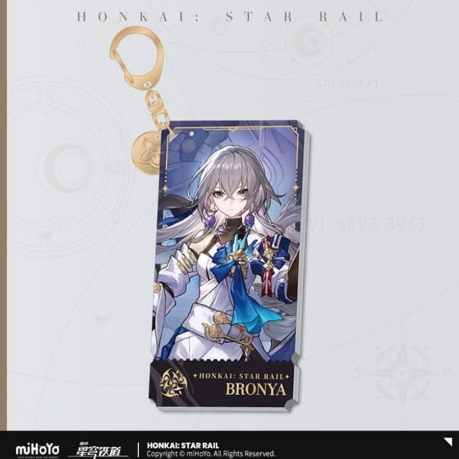 Shop MiHoYo Keychain | Honkai: - Star Rail Light Charakter Acryl Schlusselanhanger / Bronya: Mihoyo