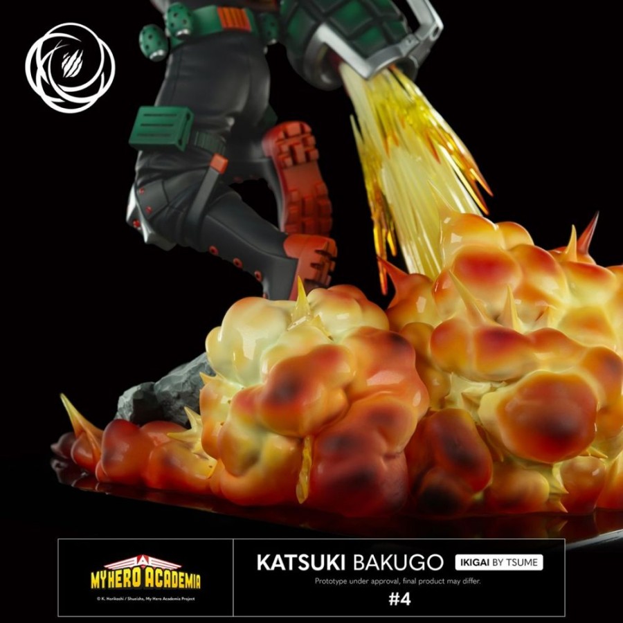 Shop Tsume Premium Statues | My Hero Academia - Katsuki Bakugo Statue / Ikigai: Tsume