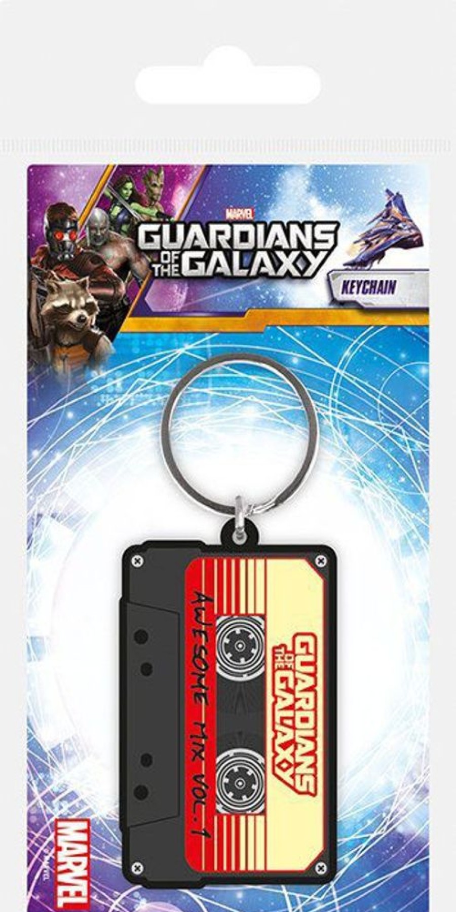 Shop Pyramide International Keychain | Guardians Of The Galaxy - Awesome Mix Gummi-Schlusselanhanger: Pyramide