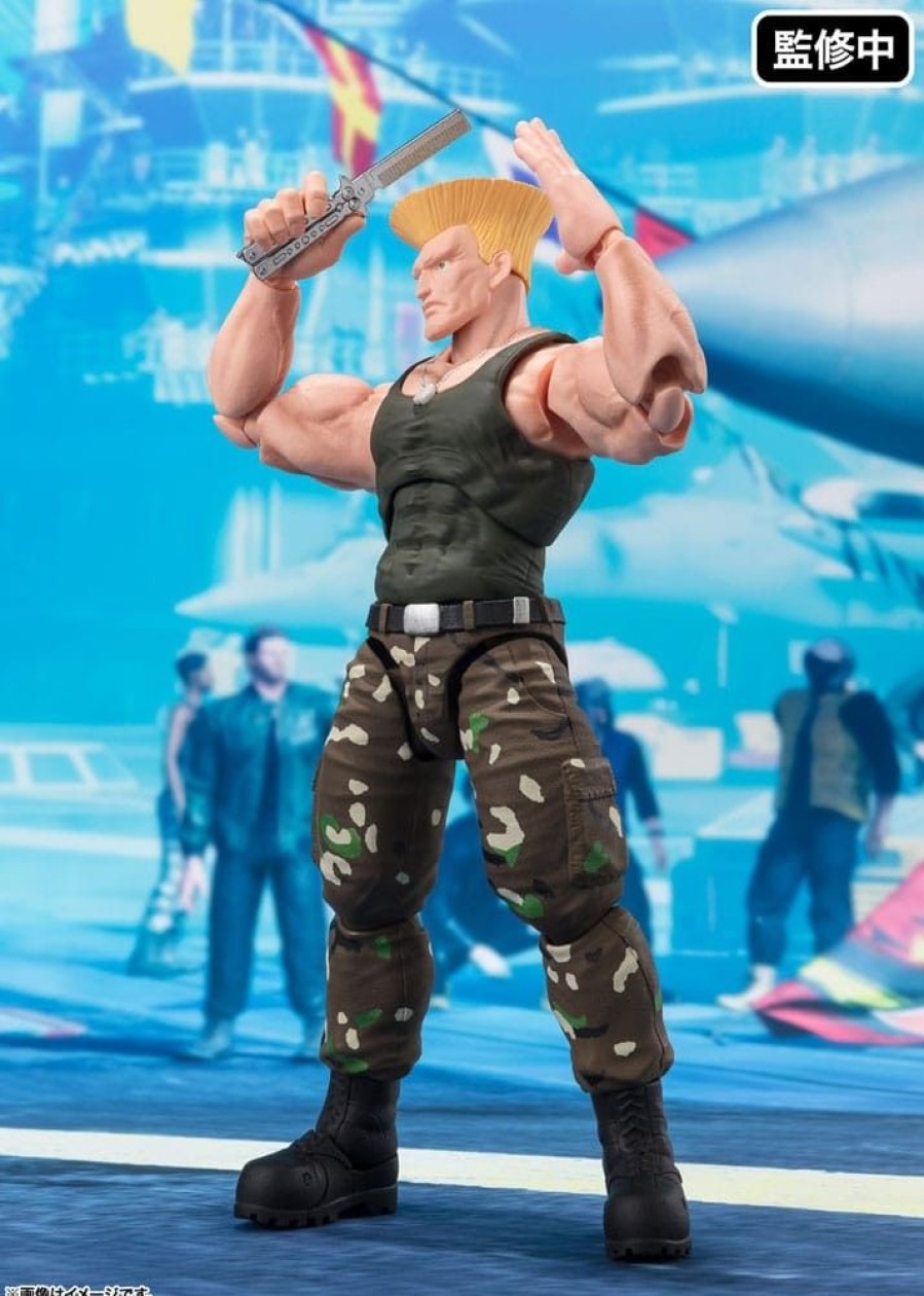 Shop Tamashii Nations Action Figures | Street Fighter - Guile Actionfigur / S.H. Figuarts -Outfit 2-: Tamashii Nations