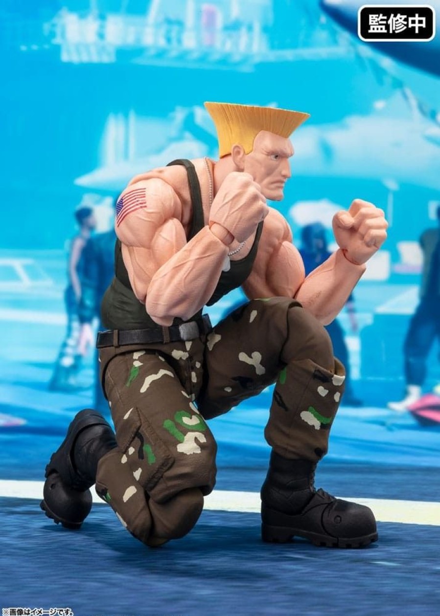 Shop Tamashii Nations Action Figures | Street Fighter - Guile Actionfigur / S.H. Figuarts -Outfit 2-: Tamashii Nations