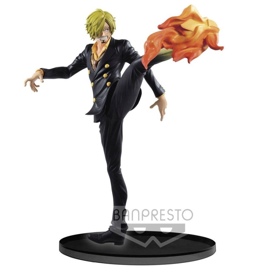 Shop Banpresto One Piece Figure | One Piece - Sanji Figur /Battle Record Posing Series: Banpresto