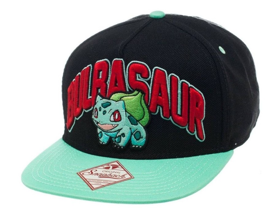 Shop Bioworld Merchandising Caps, Hats & Caps | Pokemon - Bulbasaur Hip Hop Cap - Snap Back: Bioworld