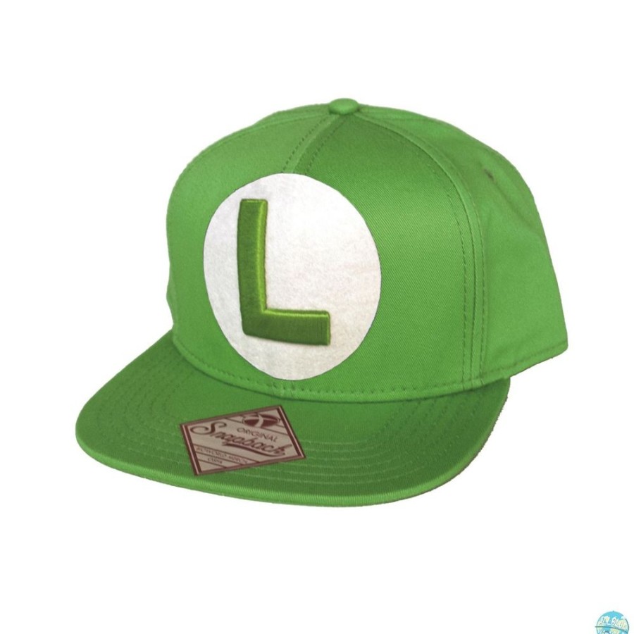 Shop Bioworld Merchandising Caps, Hats & Caps | Nintendo - Luigi Hip Hop Cap L - Snap Back: Bioworld