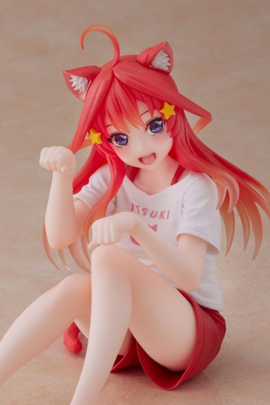 Shop Taito Anime Prize Figures | The Quintessential Quintuplets 2 - Itsuki Nakano Figur / Desktop Newley Written Cat Roomwear Ver.: T