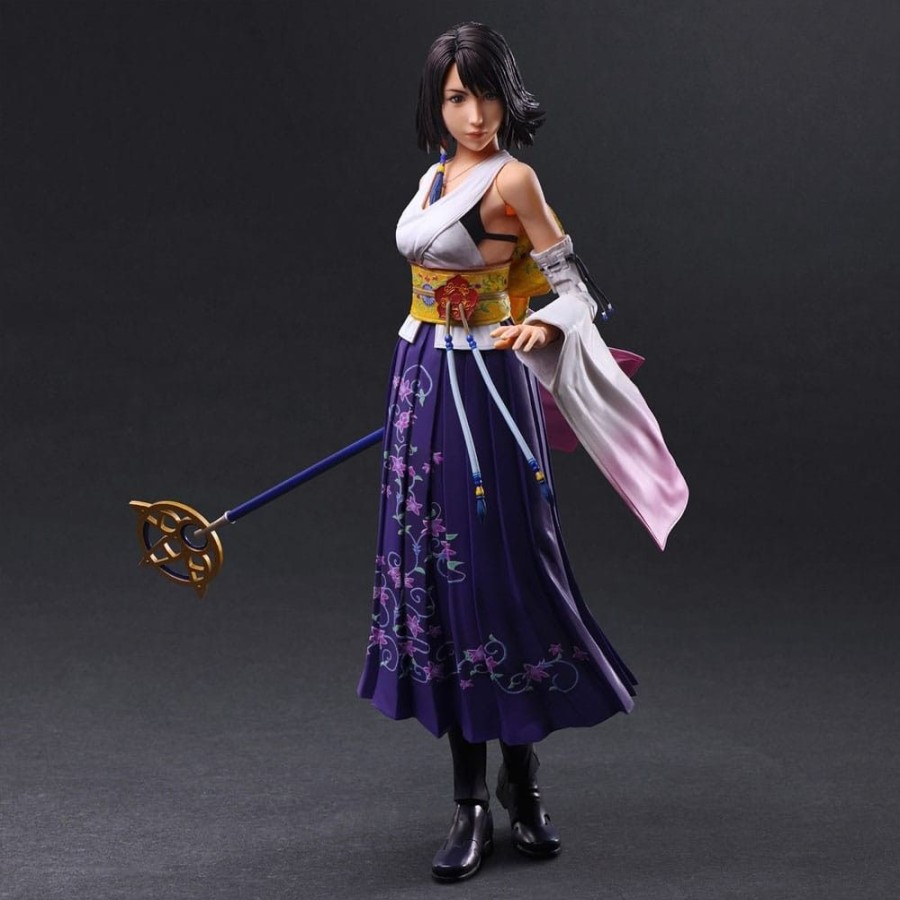 Shop Default Action Figures | Final Fantasy X Play Arts Kai - Yuna Actionfigur: Square-Enix