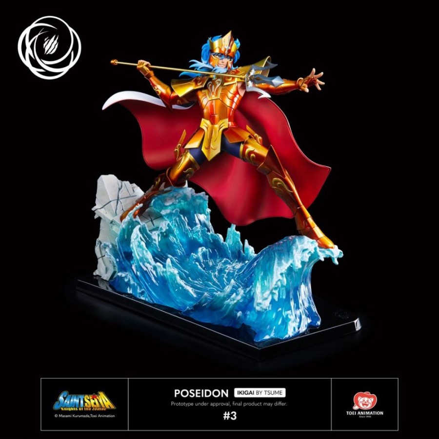 Shop Tsume Tsume Figuren & Statuen | Saint Seiya - Poseidon Statue / Ikigai: Tsume