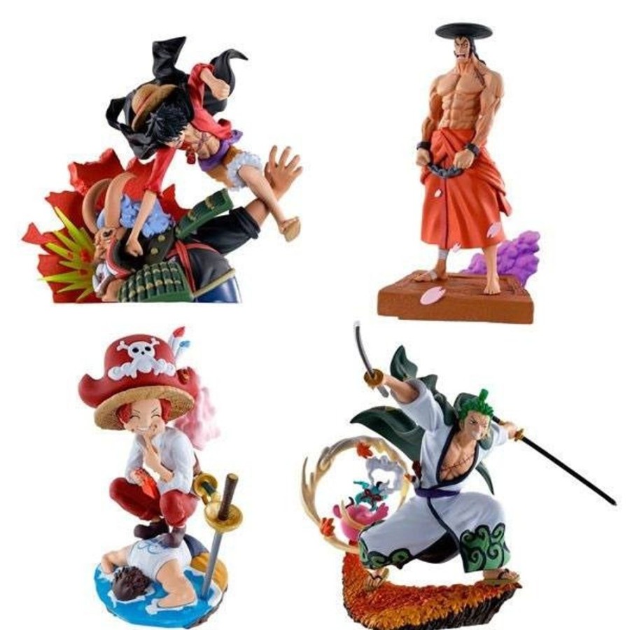 Shop MegaHouse One Piece Figure | One Piece - Minifiguren 4Er-Set / Log Box - Re: Birth Wanokuni Vol. 3: Megahouse