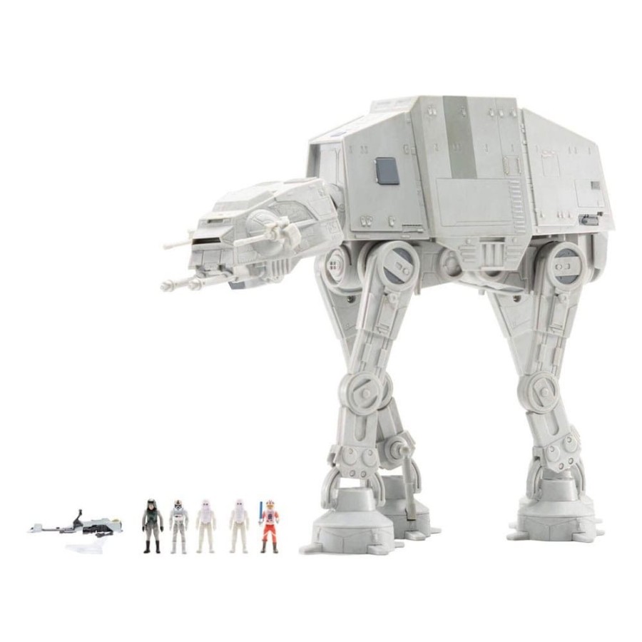 Games & Tv Default | Star Wars Micro Galaxy - Squadron Feature Fahrzeug Mit Figuren Assault Class At-At: Jazwares