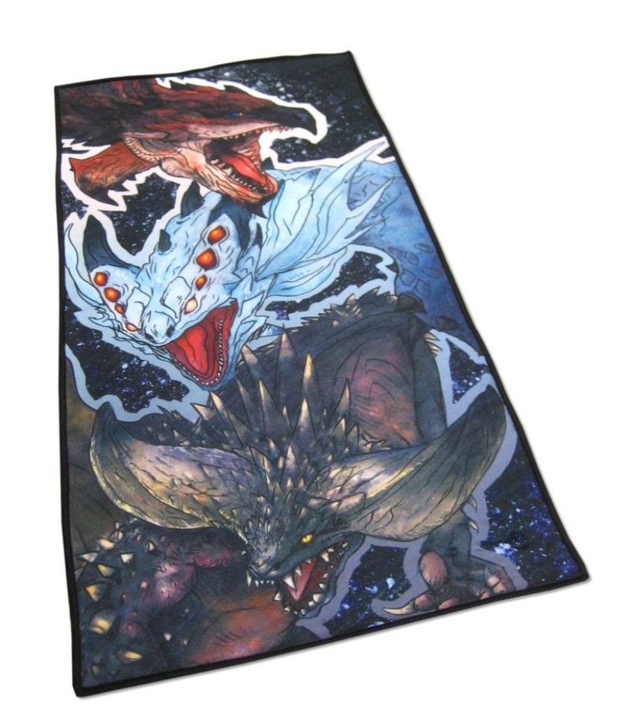 Shop Sakami Towels/Cloths | Monster Hunter World - Handtuch 70X35 / Motiv Rathalos, Xenojiva & Nergikante: Sakami