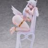 Shop Hotvenus Statues, Busts & Figures | Original Character - Pure White Angel-Chan Statue / Tapestry Set Edition: Hotvenus