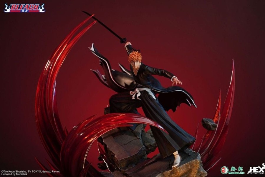 Shop HEX Collectibles Premium Statuen | Bleach - Ichigo Kurosaki Statue / Elite Dynamic: Hex Collectibles