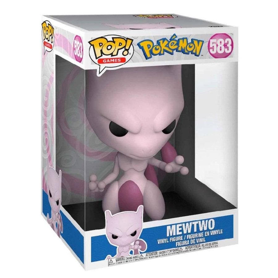 Shop Funko Collectibles | Pokemon - Mewtwo Figur / Pop Super Sized Jumbo!: Funko