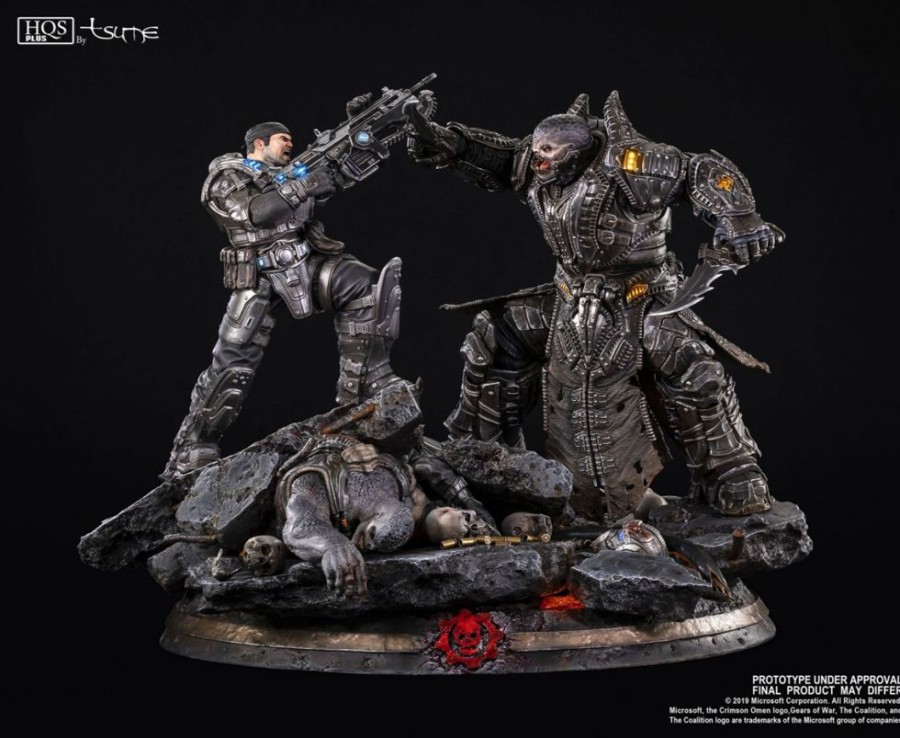 Shop Tsume Tsume Figuren & Statuen | Gears Of War - Marcus Vs General Raam Hqs+: Tsume