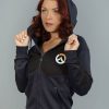 Shop Level Up Wear Shirts, Hoodys & Tanks | Overwatch - Hoody Mit Reisverschlus / Tech Logo - Girlie L: Level Up Wear