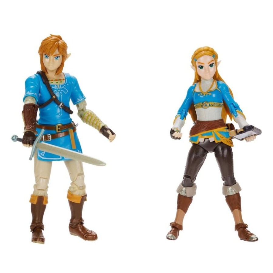 Games & Tv Jakks Pacific | The Legend Of Zelda - Prinzessin Zelda, Link Actionfiguren 2Er-Pack: Jakks Pacific