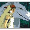 Shop Semic Postcards / Posters / Wallscrolls | Studio Ghibli - Prinzessin Mononoke Holzdruck: Semic