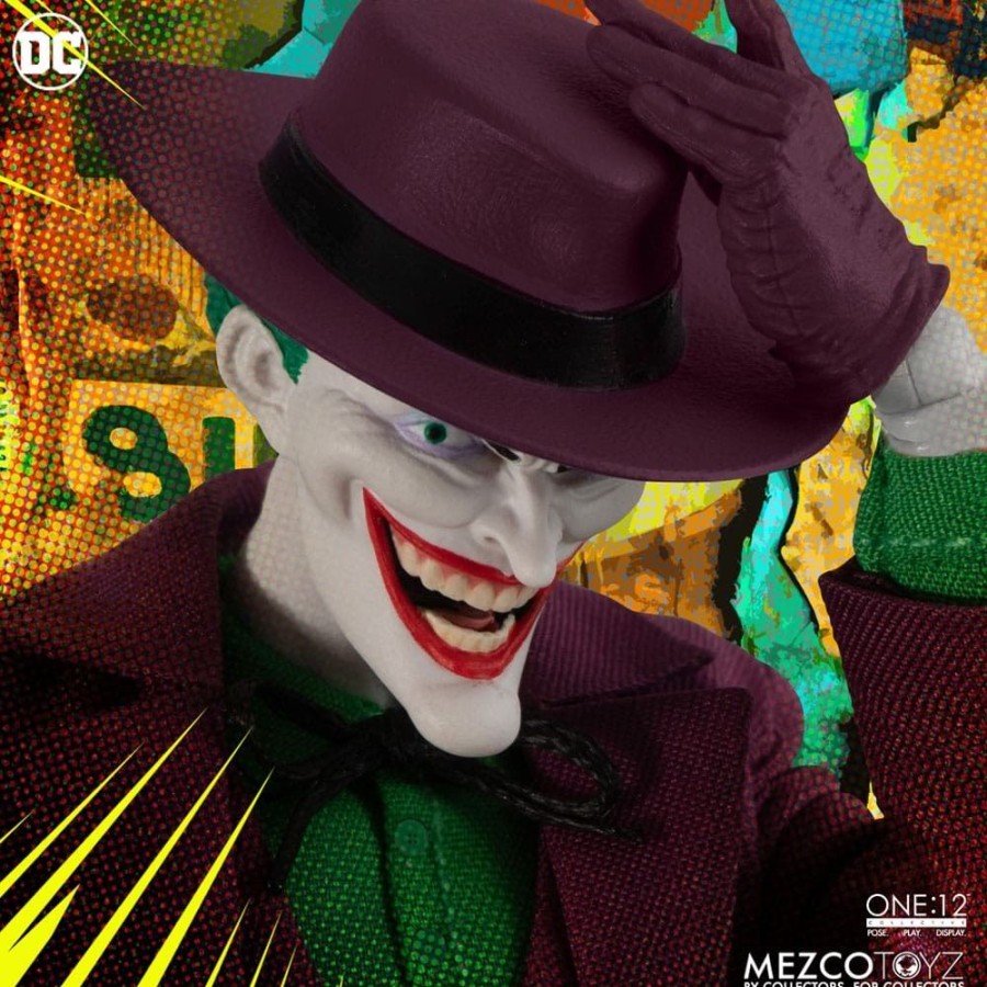 Shop Mezco Toys Action Figures | Dc Comics - The Joker Actionfigur (Golden Age Edition): Mezco Toys