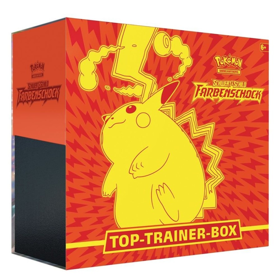 Shop Pokémon Company Card Games & Accessories | Pokemon Schwert Und Schild - Farbenschock Top-Trainer-Box: Pokemon Company