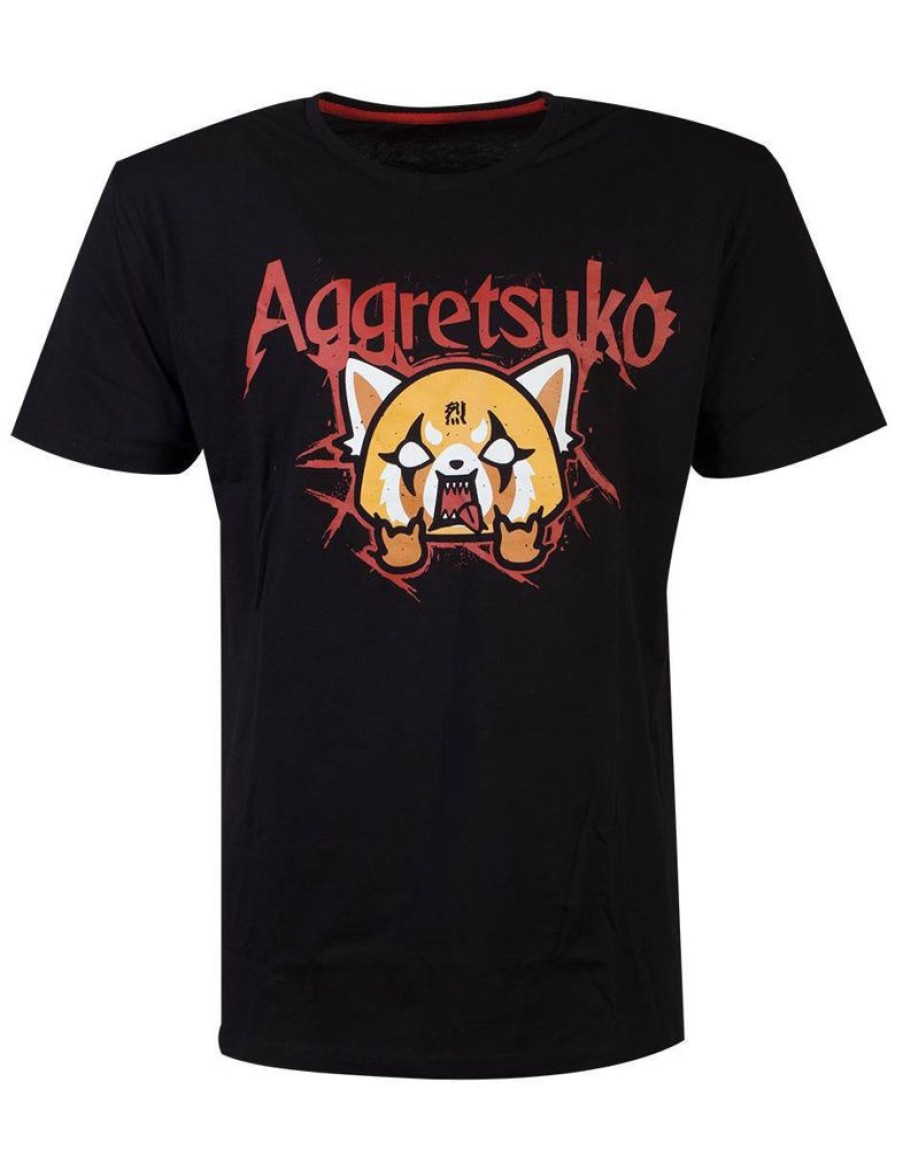 Shop Difuzed Shirts, Hoodys & Tanks | Aggretsuko - T-Shirt Grose Xl / Motiv Trash Metal: Difuzed