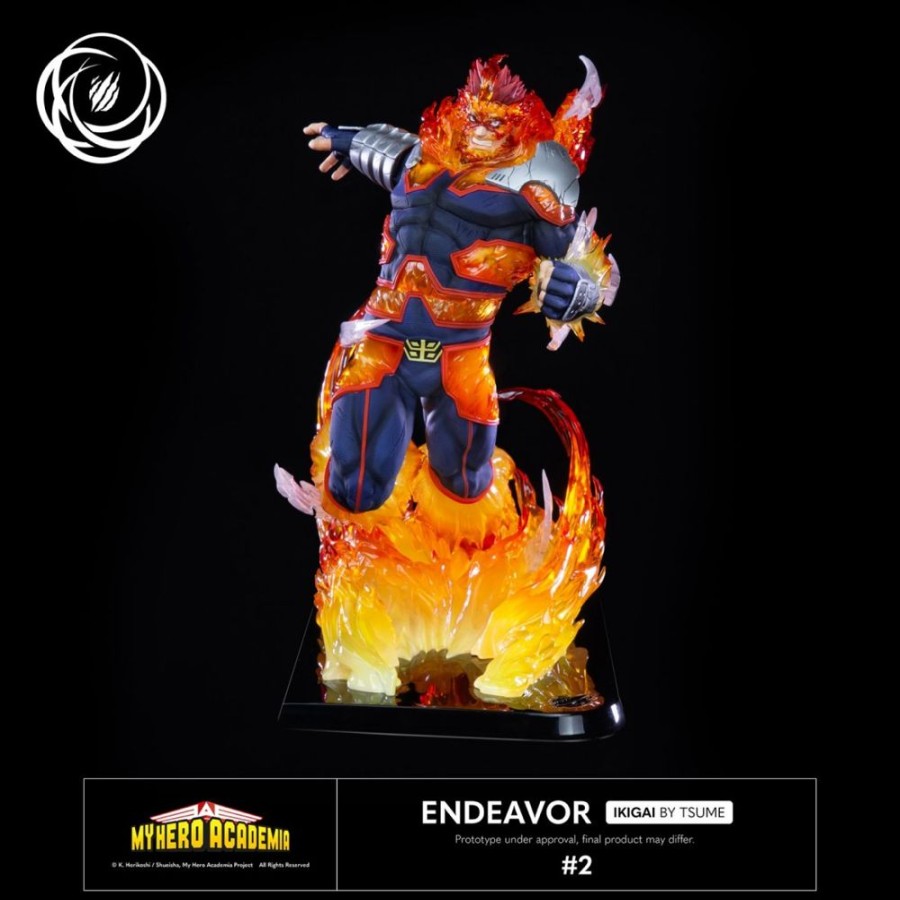 Shop Tsume Premium Statues | My Hero Academia - Endeavor Statue / Ikigai: Tsume