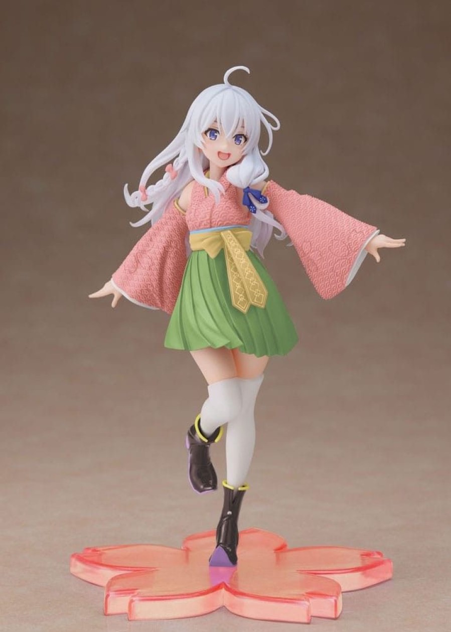 Shop Taito Anime Prize Figures | Wandering Witch: The Journey Of Elaina - Elaina Sakura Kimono Ver. Renewal Edition: Taito Prize