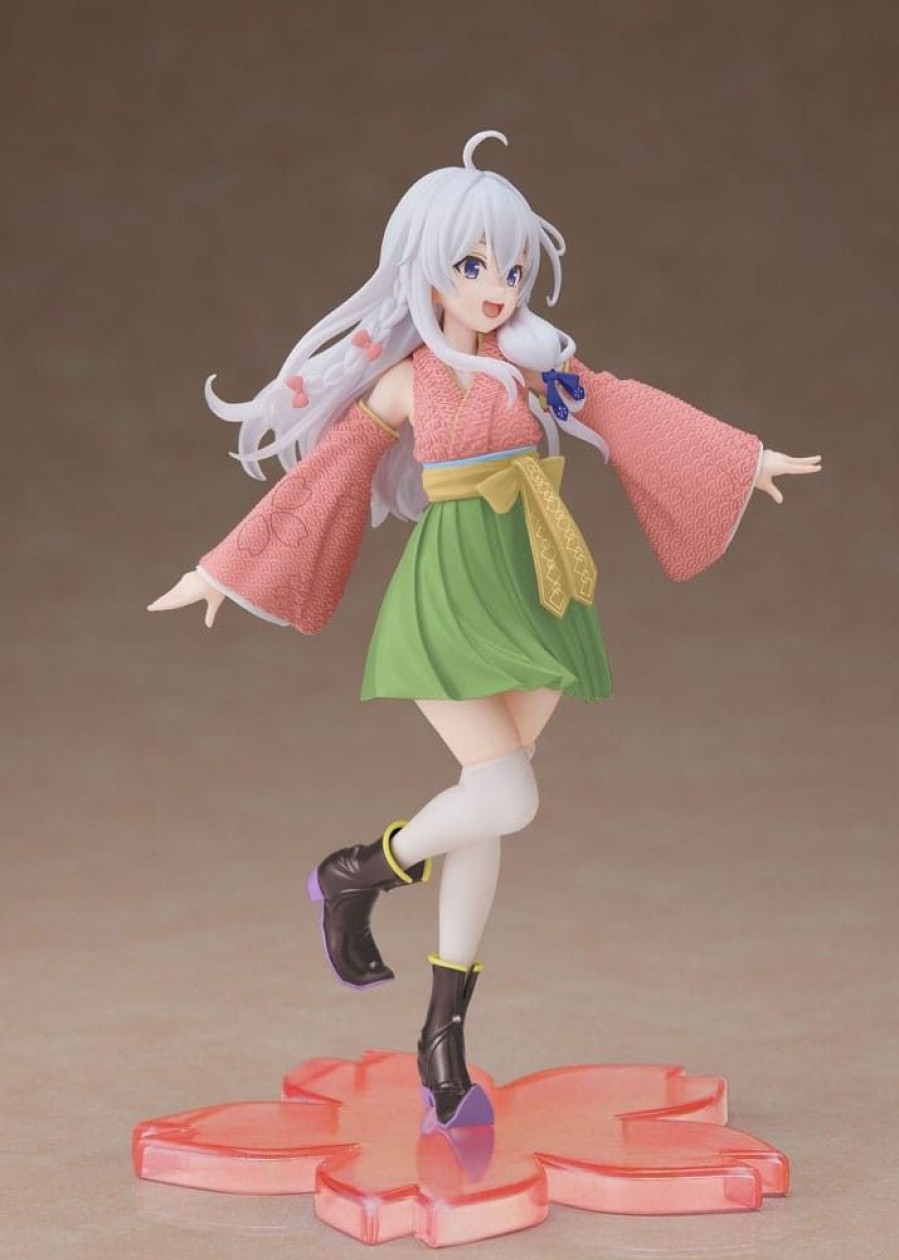 Shop Taito Anime Prize Figures | Wandering Witch: The Journey Of Elaina - Elaina Sakura Kimono Ver. Renewal Edition: Taito Prize