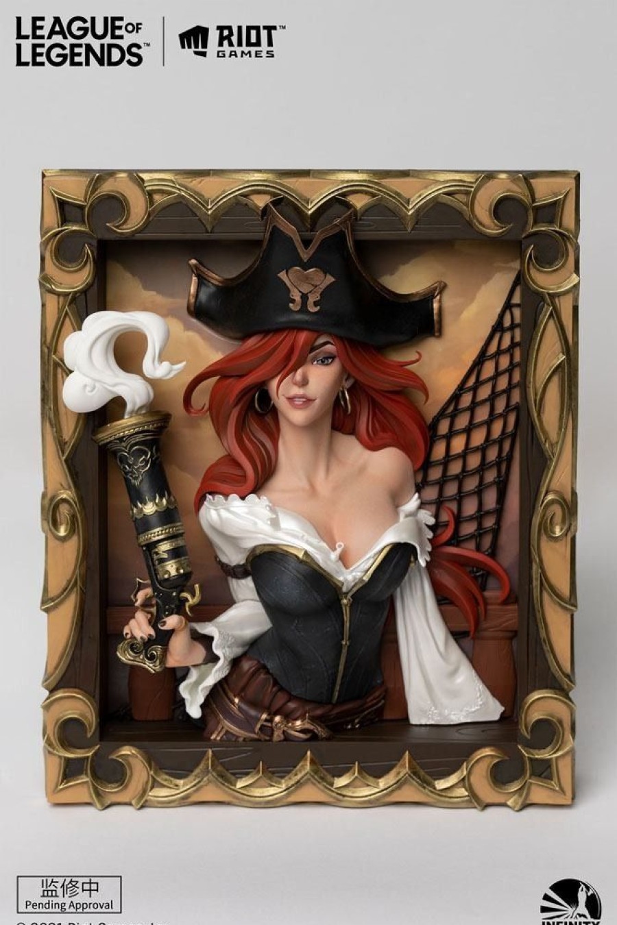 Games & Tv Infinity Studio | League Of Legends - Miss Fortune 3D Bilderrahmen / The Bounty Hunter: Infinity Studio