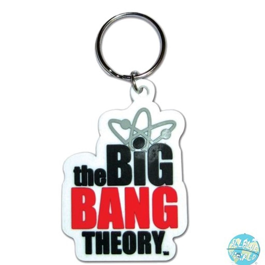 Shop Pyramide International Keychain | The Big Bang Theory Pyramide Gummi-Schlusselanhanger Logo 6Cm