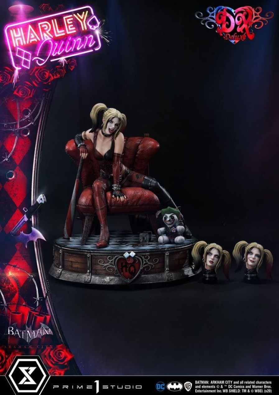 Shop Prime 1 Studio Tsume Figuren & Statuen | Batman Arkham City - Harley Quinn Statue / Deluxe Bonus Version: Prime 1 Studio