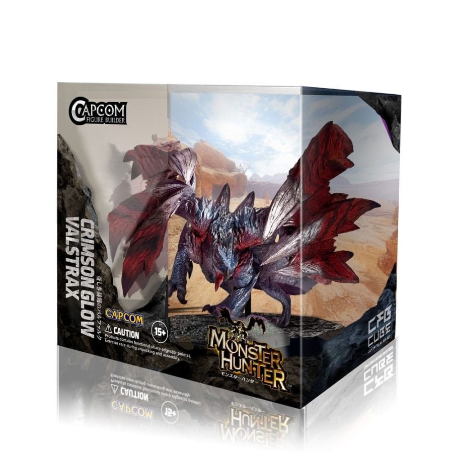 Shop Capcom Statues, Busts & Figures | Monster Hunter - Builder Cube Statue / Crimson Glow Valstrax: Capcom