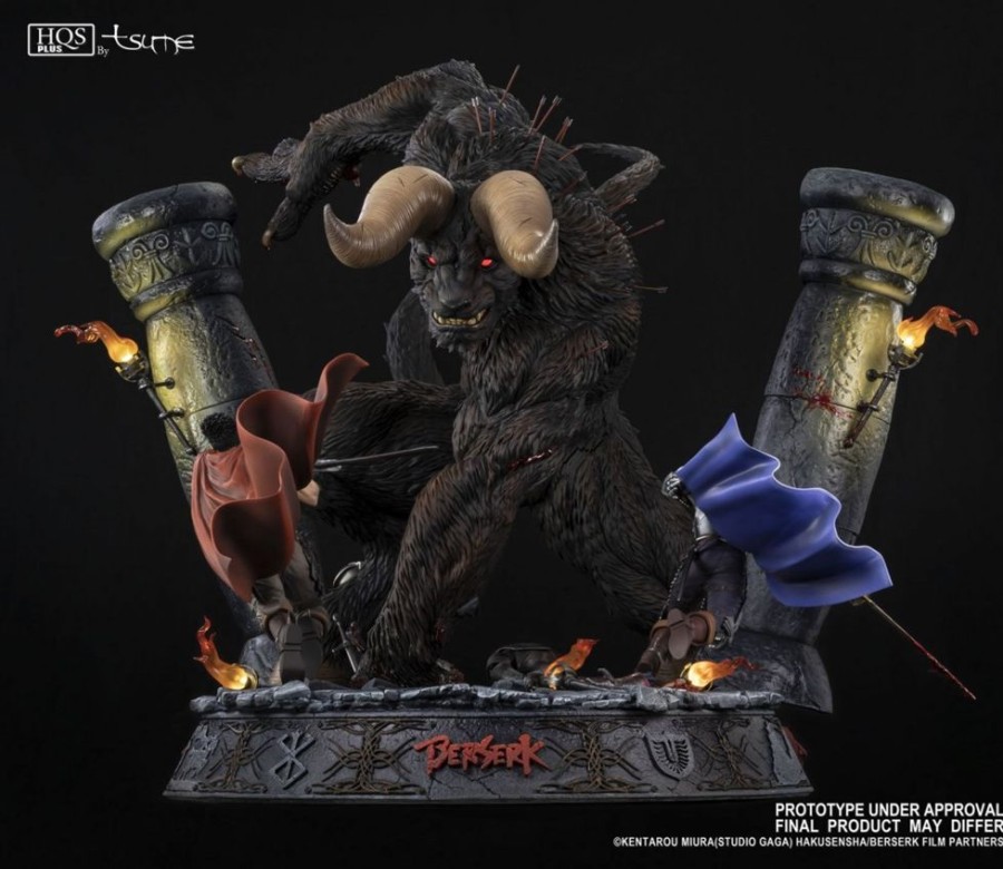 Shop Tsume Premium Statues | Berserk - Guts & Griffith Versus Zodd Hqs+: Tsume