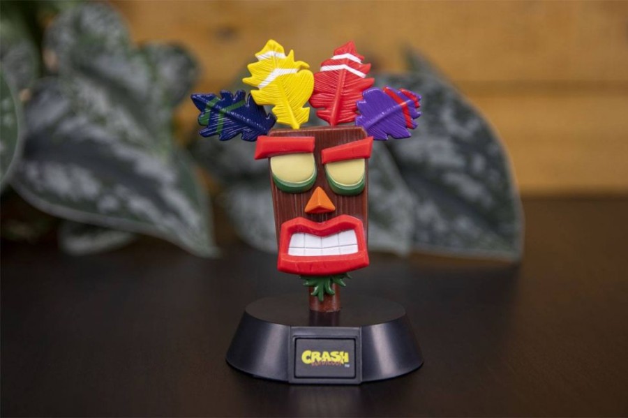 Shop Paladone Products Decoration | Crash Bandicoot - 3D Icon Lampe / Aku Aku: Paladone