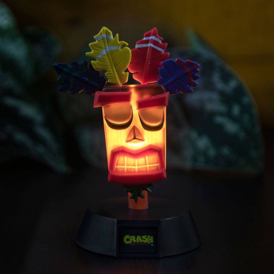 Shop Paladone Products Decoration | Crash Bandicoot - 3D Icon Lampe / Aku Aku: Paladone