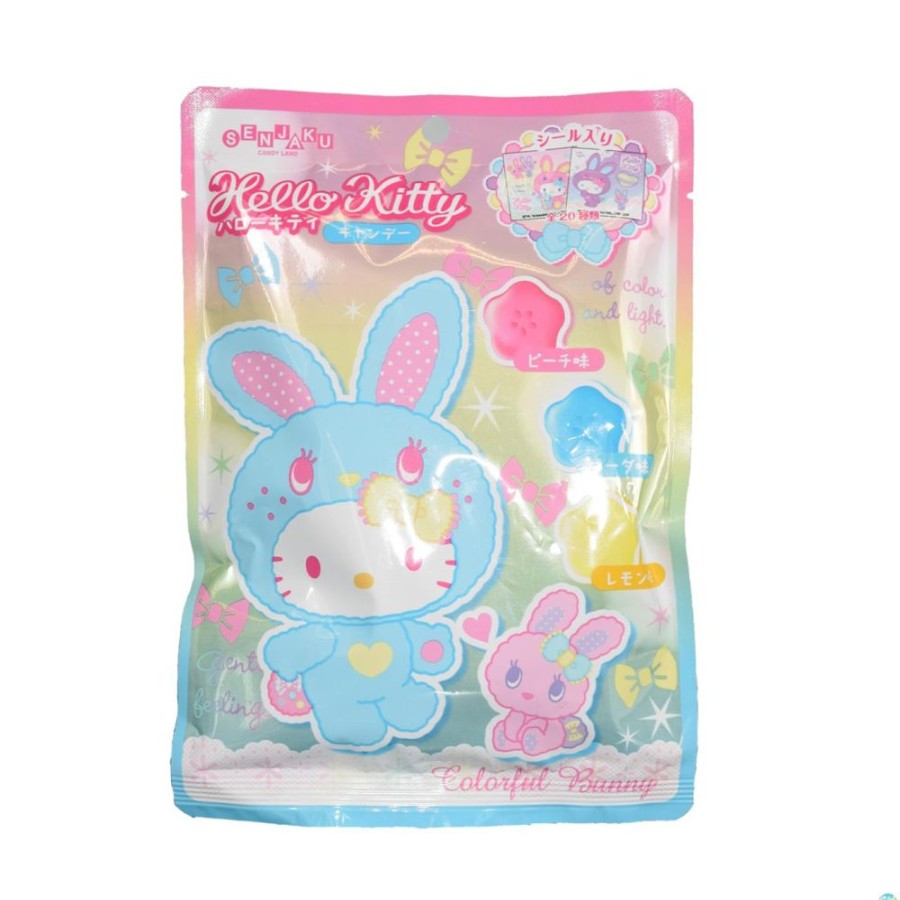 Shop Default Japanese Candy'S & Drinks | Hello Kitty - Fruchtbonbons Colorful Bunny / Blaue Edition 75G