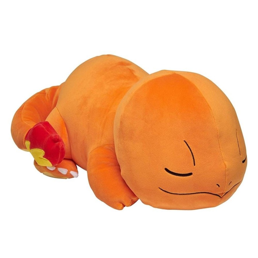 Shop Jazwares Plushies/Pillows | Pokemon - Pluschfigur Glumanda Schlafend: Jazwares