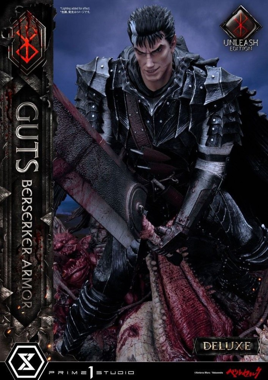 Shop Prime 1 Studio Premium Statues | Berserk - Guts Statue - Berserker Armor Version / Unleash Edition - Deluxe Version: Prime 1 Studio