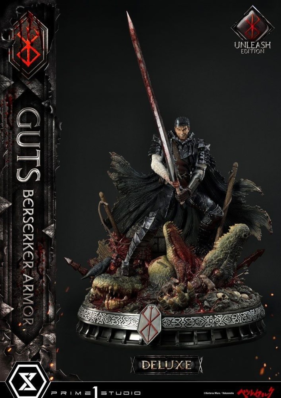 Shop Prime 1 Studio Premium Statues | Berserk - Guts Statue - Berserker Armor Version / Unleash Edition - Deluxe Version: Prime 1 Studio