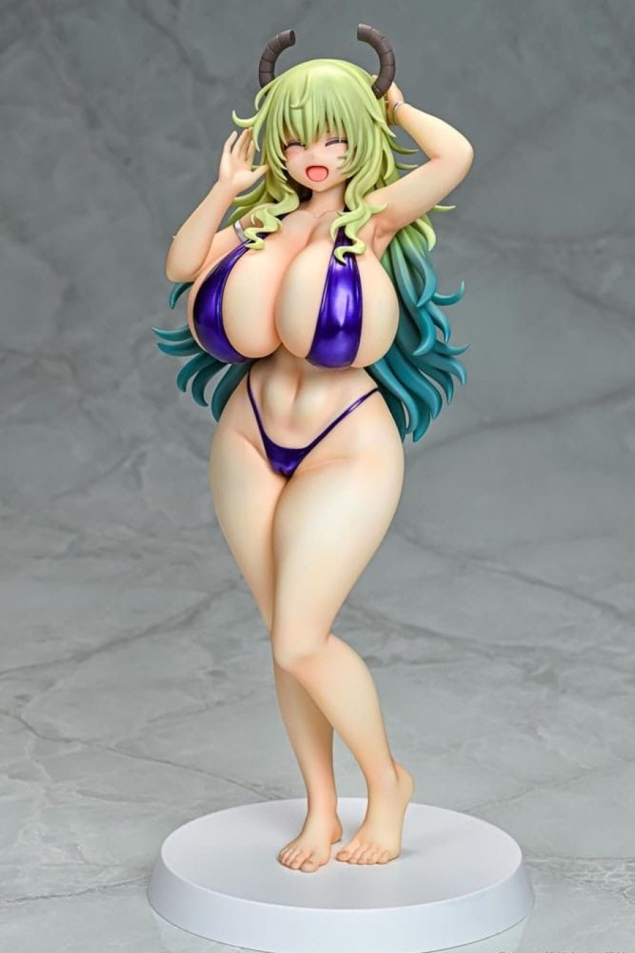 Shop Q-Six Hentai Figuren | Miss Kobayashi'S Dragon Maid - Lucoa Statue / Bikini Style: Q-Six